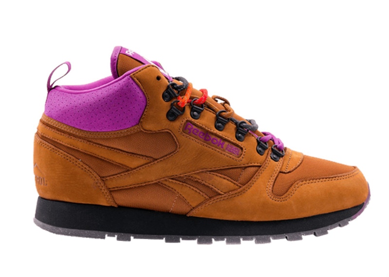 Reebok Classic Leather Mid Footpatrol Brown Pink