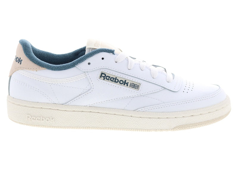 Reebok Club C 85 White Hoops Blue (Women's)