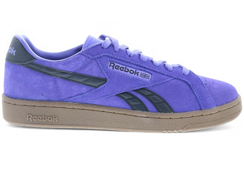 Reebok Club C Grounds UK Royal Purple Digital Lime Gum