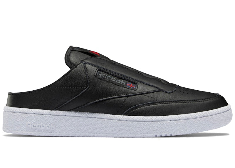 Reebok Club C Laceless Mule Black Grey