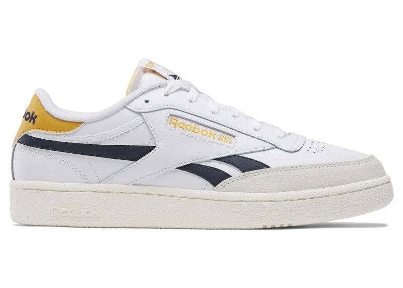 Reebok Club C Revenge White Navy Retro Gold