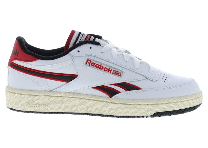 Reebok Club C Revenge White Vector Red Black