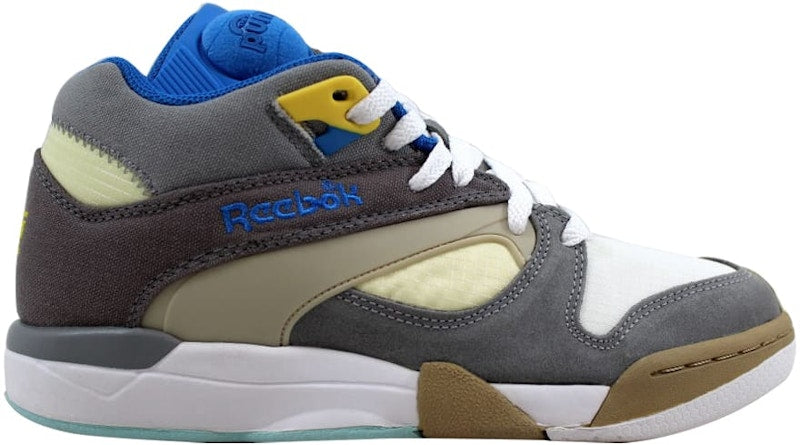 Reebok Court Victory Pump Flat Grey/Grey-Creme-Blue
