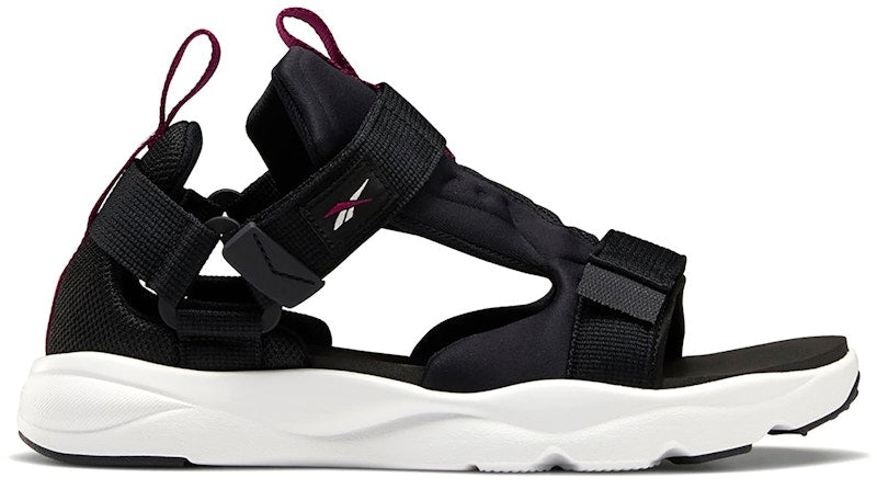 Reebok Furylite Sandal Black White Blaze Berry