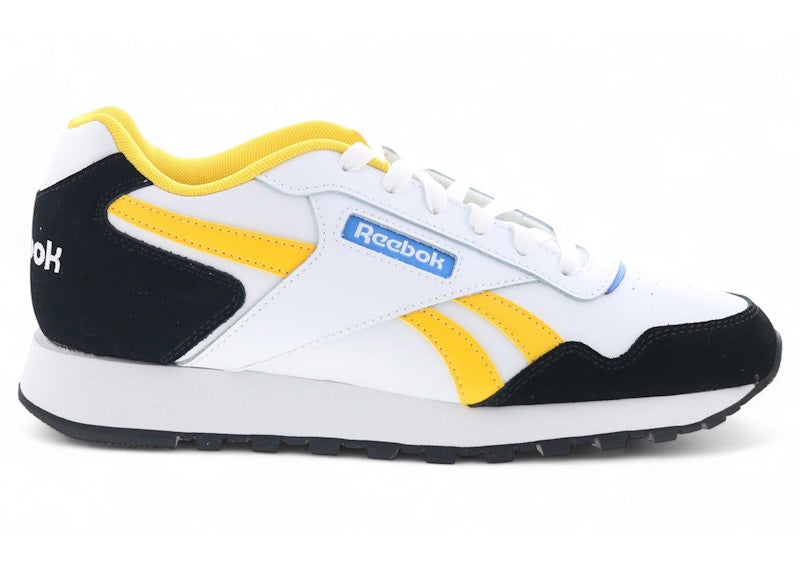 Reebok Glide White Classic Yellow Black Blue