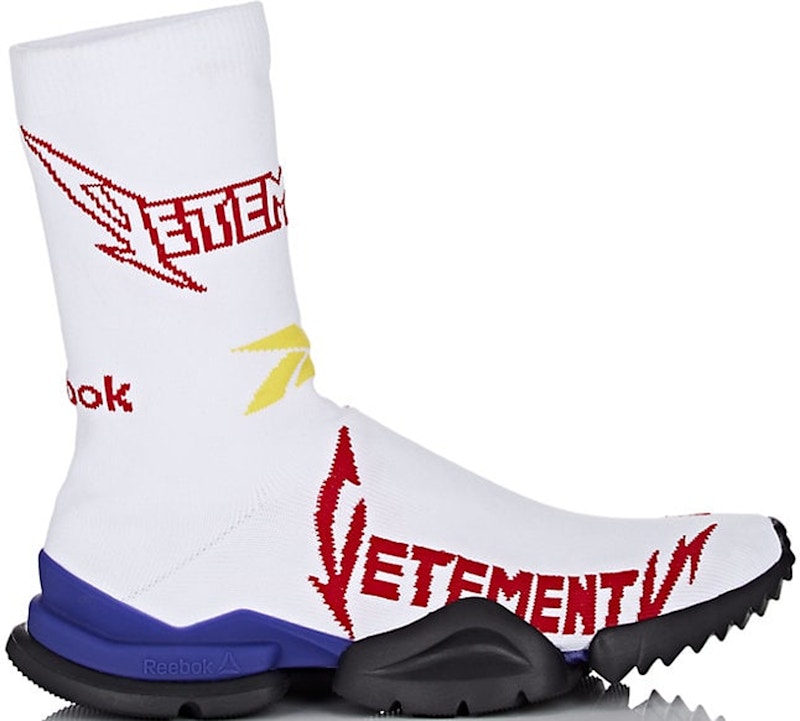 Reebok Sock Runner Vetements White Red Yellow