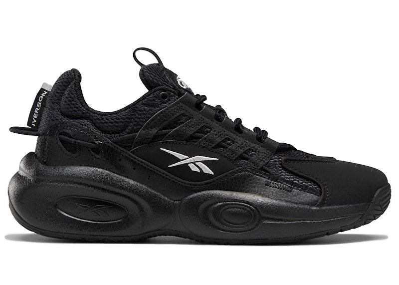 Reebok Solution Mid Black Silver Metallic