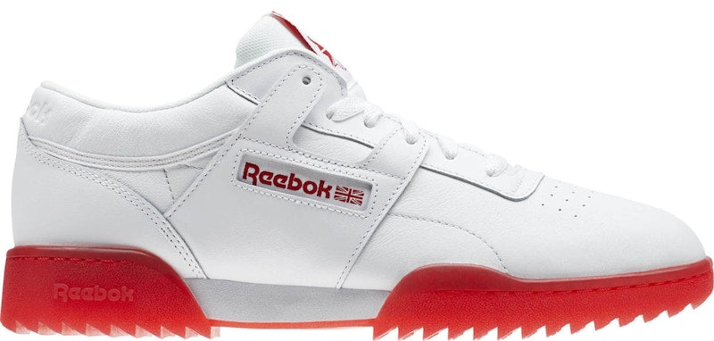Reebok Workout Clean Ripple Ice White Red