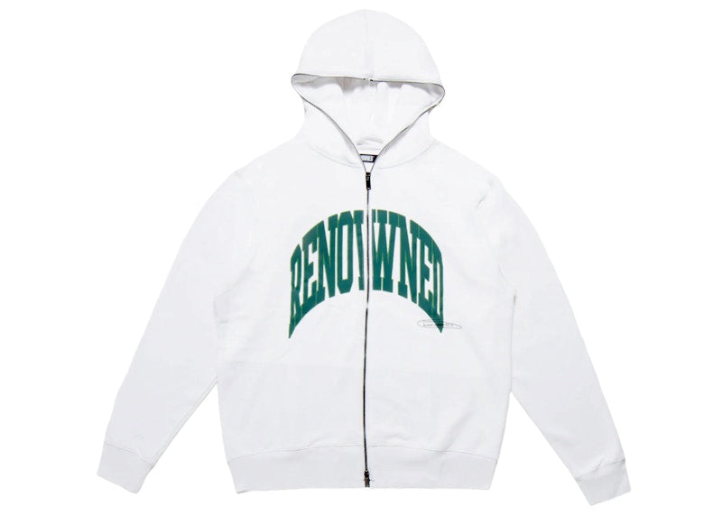 Renowned Arch Zip-Up Hoodie White