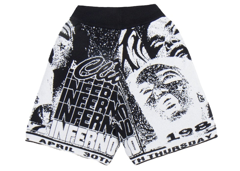 Renowned Club Inferno Knit Shorts Black