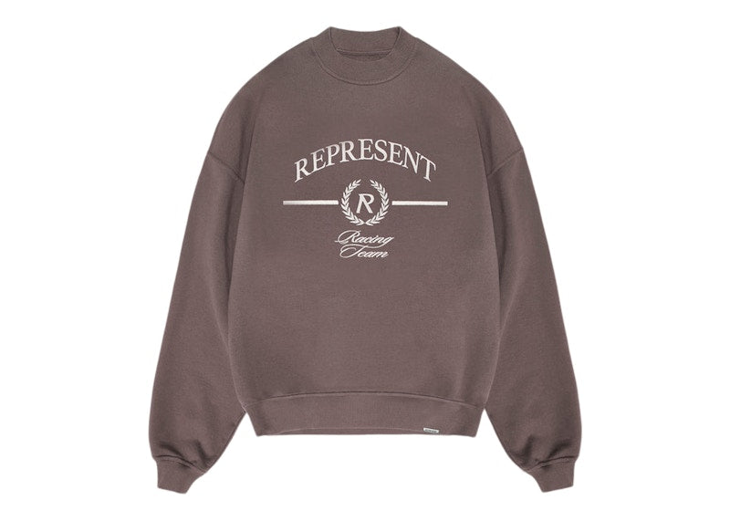 Represent Crest Sweater Fog/White