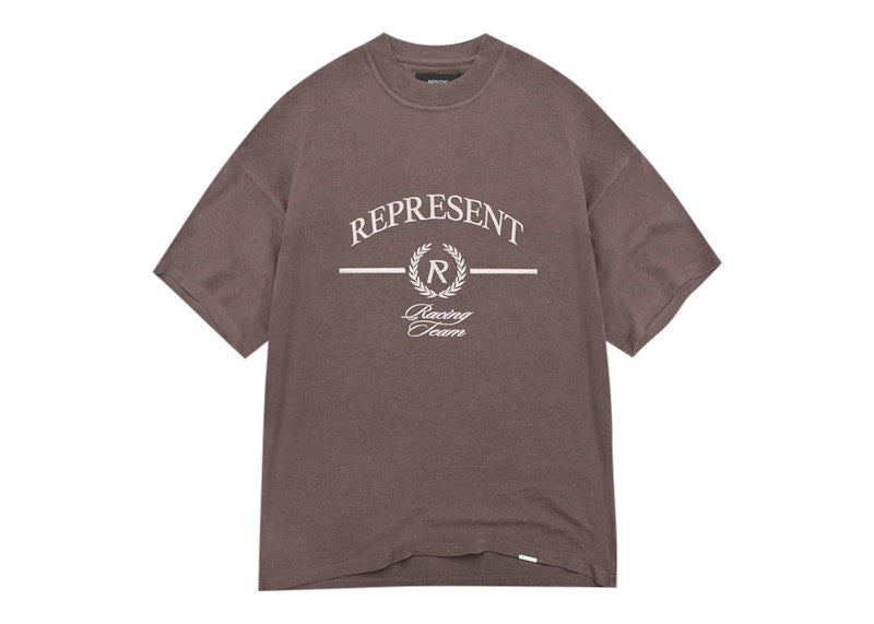 Represent Crest T-Shirt Fog/White