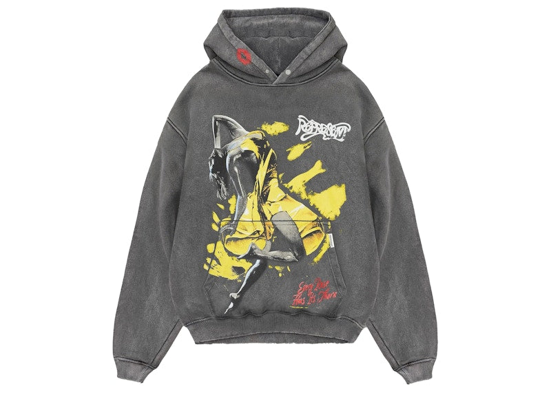 Represent Every Rose Hoodie Vintage Grey