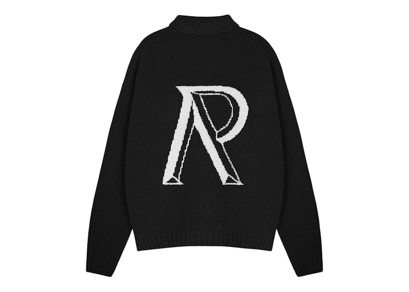 Represent Initial Boucle Polo Jet Black