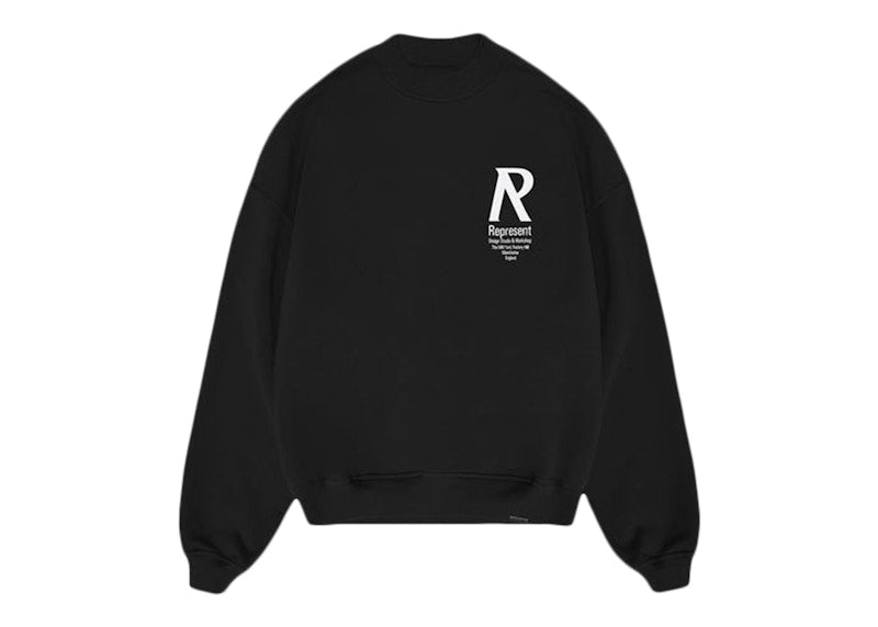 Represent Initial Sweater Black