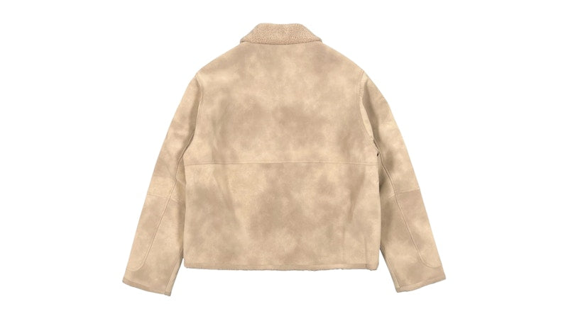 Represent MLM100132-25 Shearling Jacket Cafe