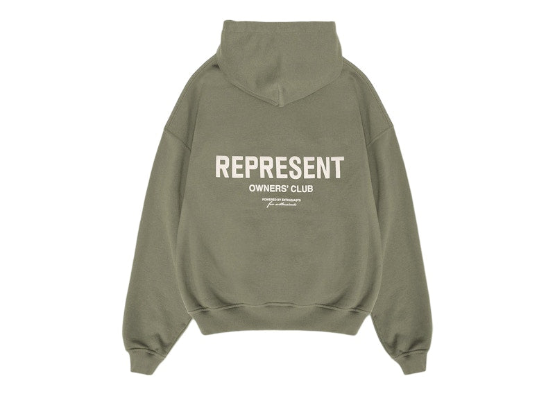 Represent Owners Club Hoodie Olive