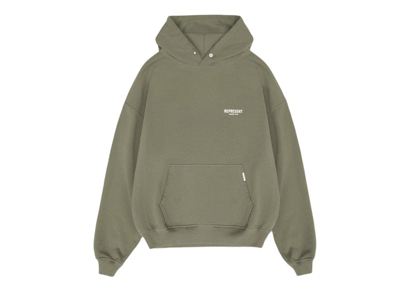 Represent Owners Club Hoodie Olive