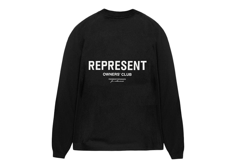Represent Owners Club Long Sleeve T-shirt Black