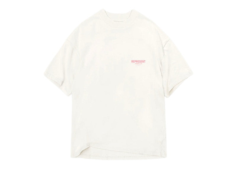 Represent Owners Club T-Shirt Flat White/Bubblegum