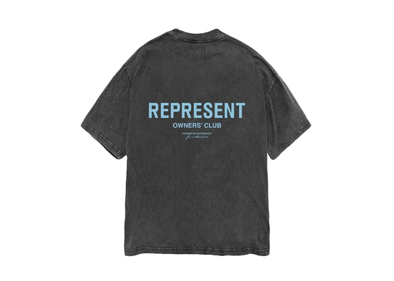 Represent Owners Club T-Shirt Vintage Blue