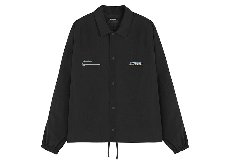 Represent Patron Of The Club Coach Jacket Black