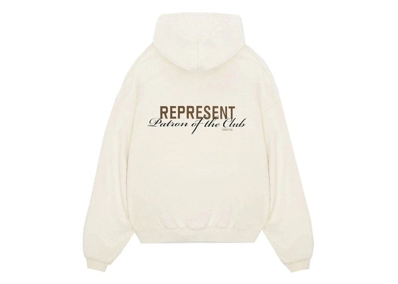 Represent Patron Of The Club Hoodie Cream