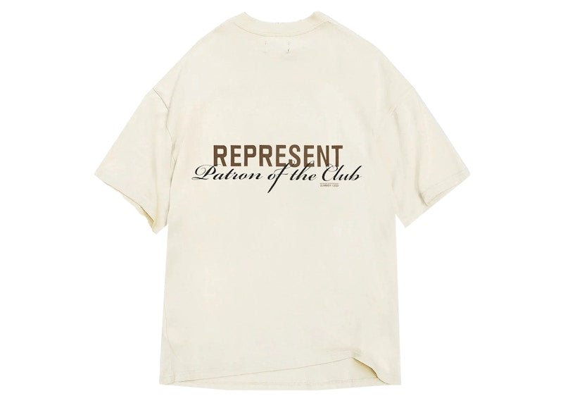 Represent Patron Of The Club Tee Cream