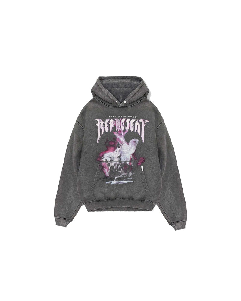 Represent Take Me Higher Hoodie Vintage Grey