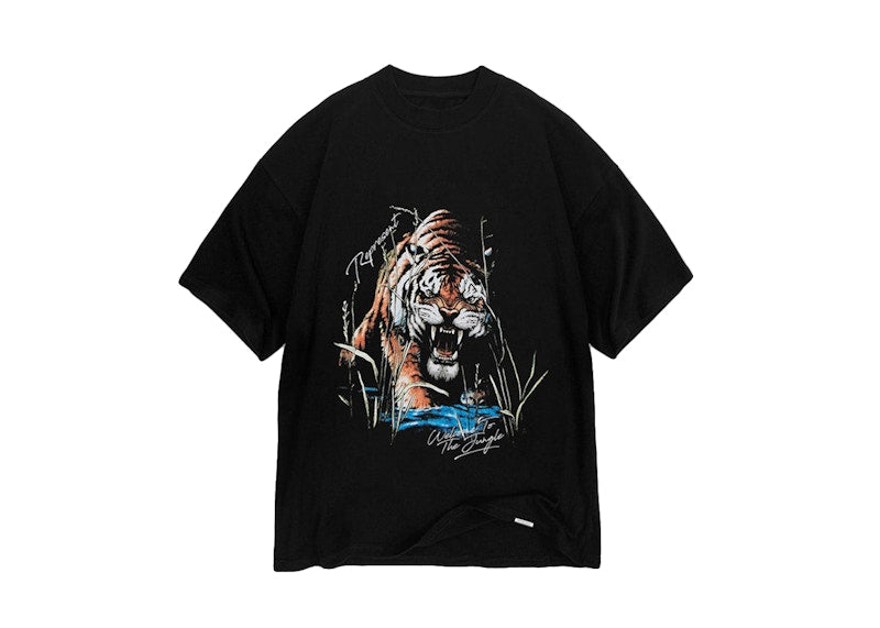 Represent Welcome To The Jungle T-shirt Off Black