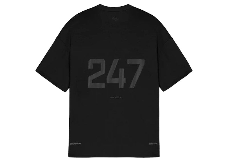 Represent x Marchon Team 247 Oversized T-shirt Black Reflective