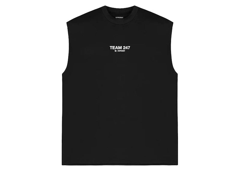 Represent x Marchon Team 247 Oversized Tank Top Black