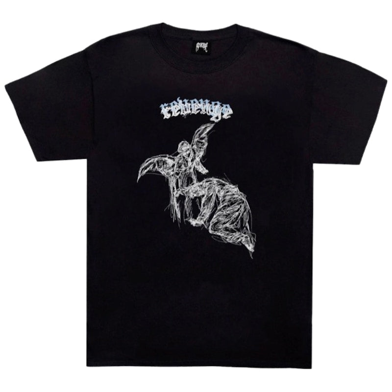 Revenge Angel Sketch T-shirt Black