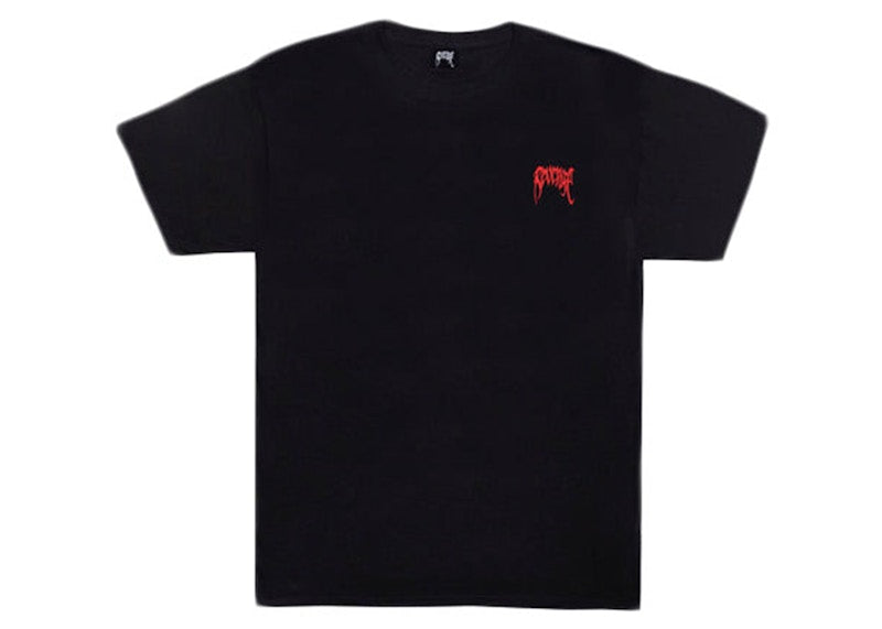 Revenge Basic Embroidery Tee Black/Red