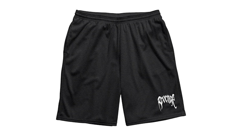 Revenge Basic Mesh Shorts Black/White