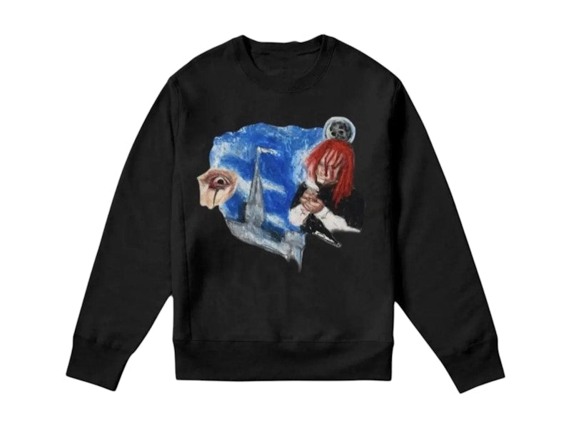 Revenge Crayon Trippie Redd Crewneck Sweatshirt Black