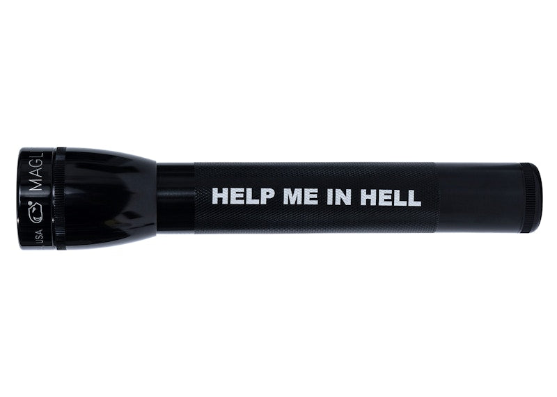 Revenge Help Me In Hell Flashlight Black