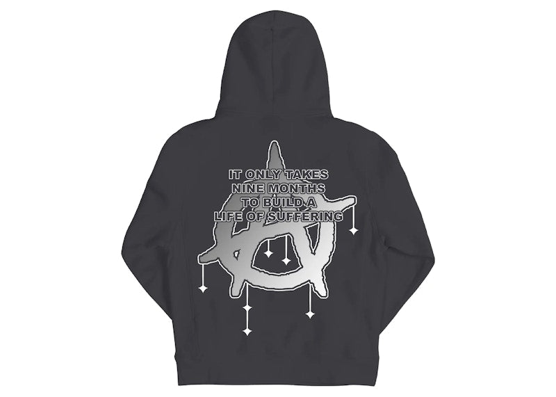 Revenge Nine Months Hoodie Grey