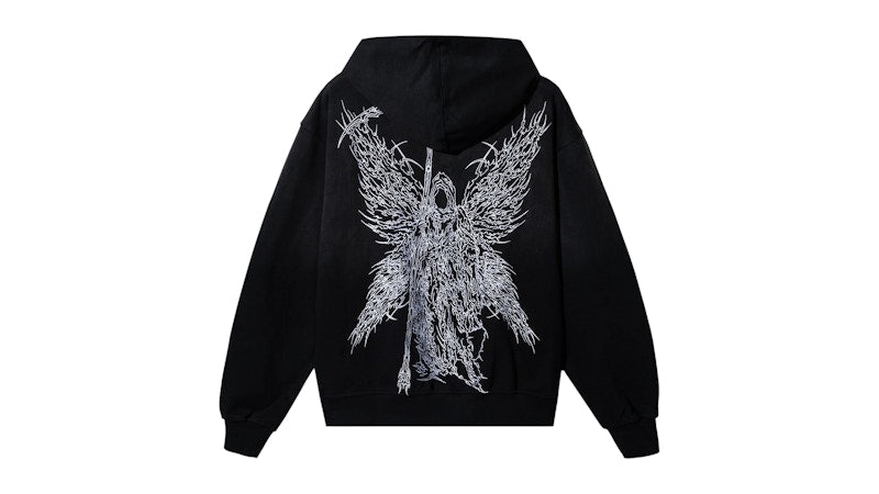 Revenge Sigil Zip Sweatshirt Washed Black