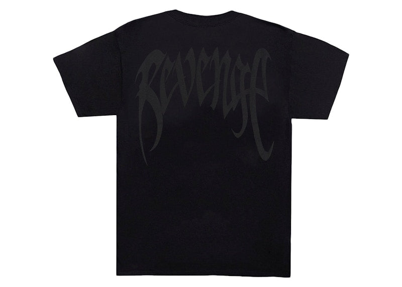 Revenge Tonal Dual Arch Logo Tee Black