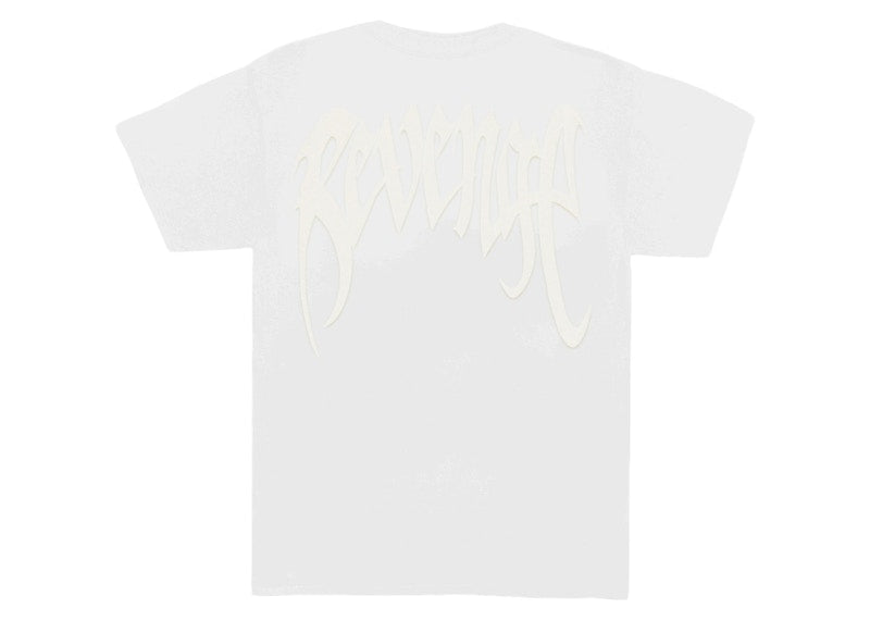 Revenge Tonal Dual Arch Logo Tee White