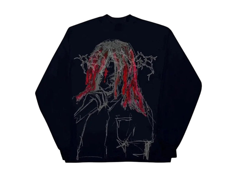 Revenge Trippie Redd Lightning Longsleeve Tee Black