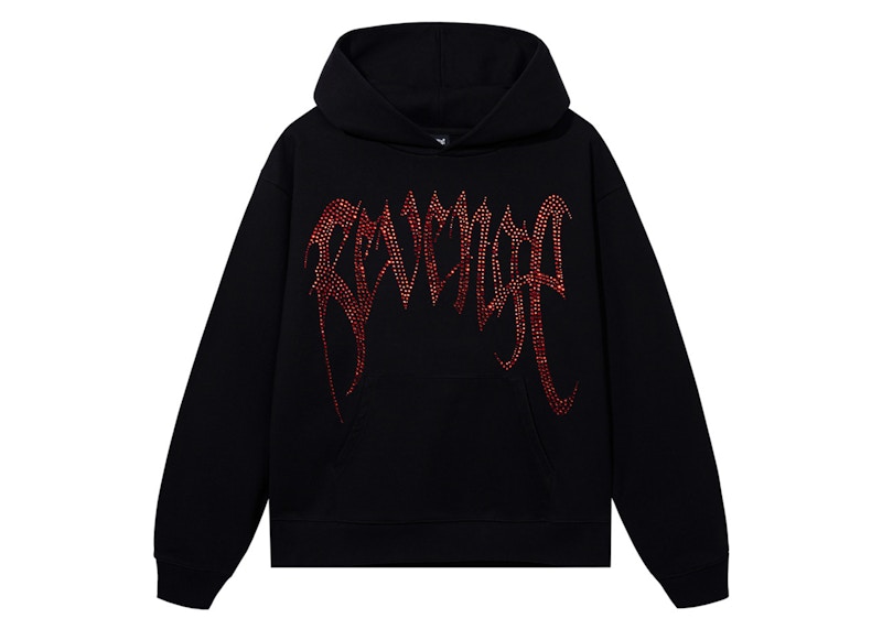 Revenge XXXTentacion Heartbreak Bejeweled Hoodie Black