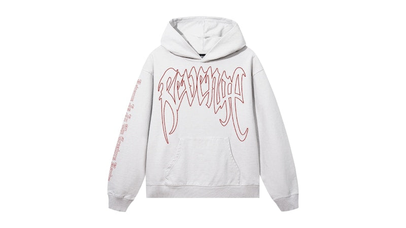 Revenge XXXTentacion Kill Outline Hoodie Cement/Red