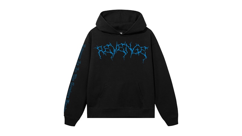 Revenge XXXTentacion Lightning Heartbreak Hoodie Black/Blue