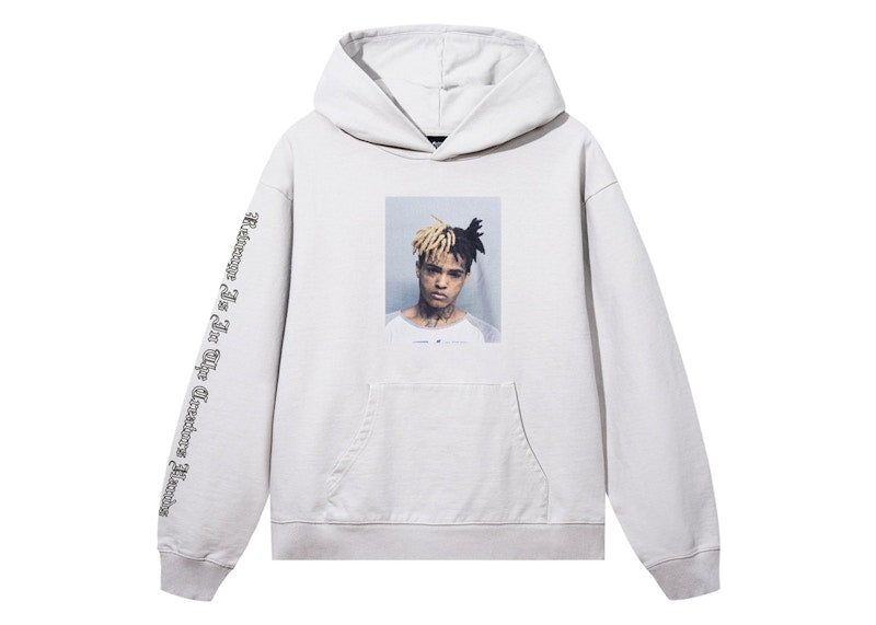 Revenge XXXTentacion Mugshot Hoodie Cement