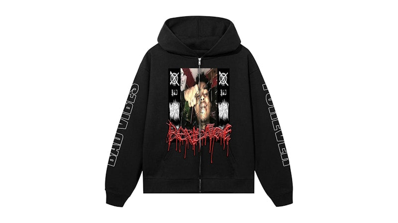 Revenge XXXTentacion Shattered Zip Black