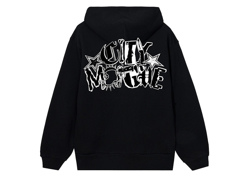 Revenge x City Morgue Arch Logo Claw Hoodie Black