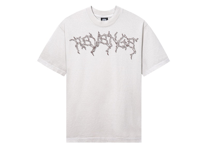Revenge x City Morgue Lightning Logo Cerberus Tee Cement