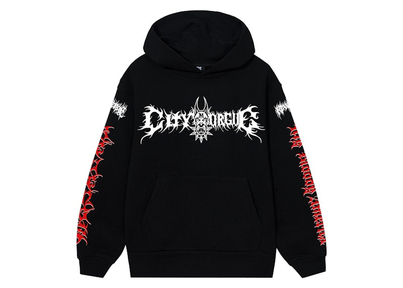 Revenge x City Morgue Metal Tour Hoodie Black
